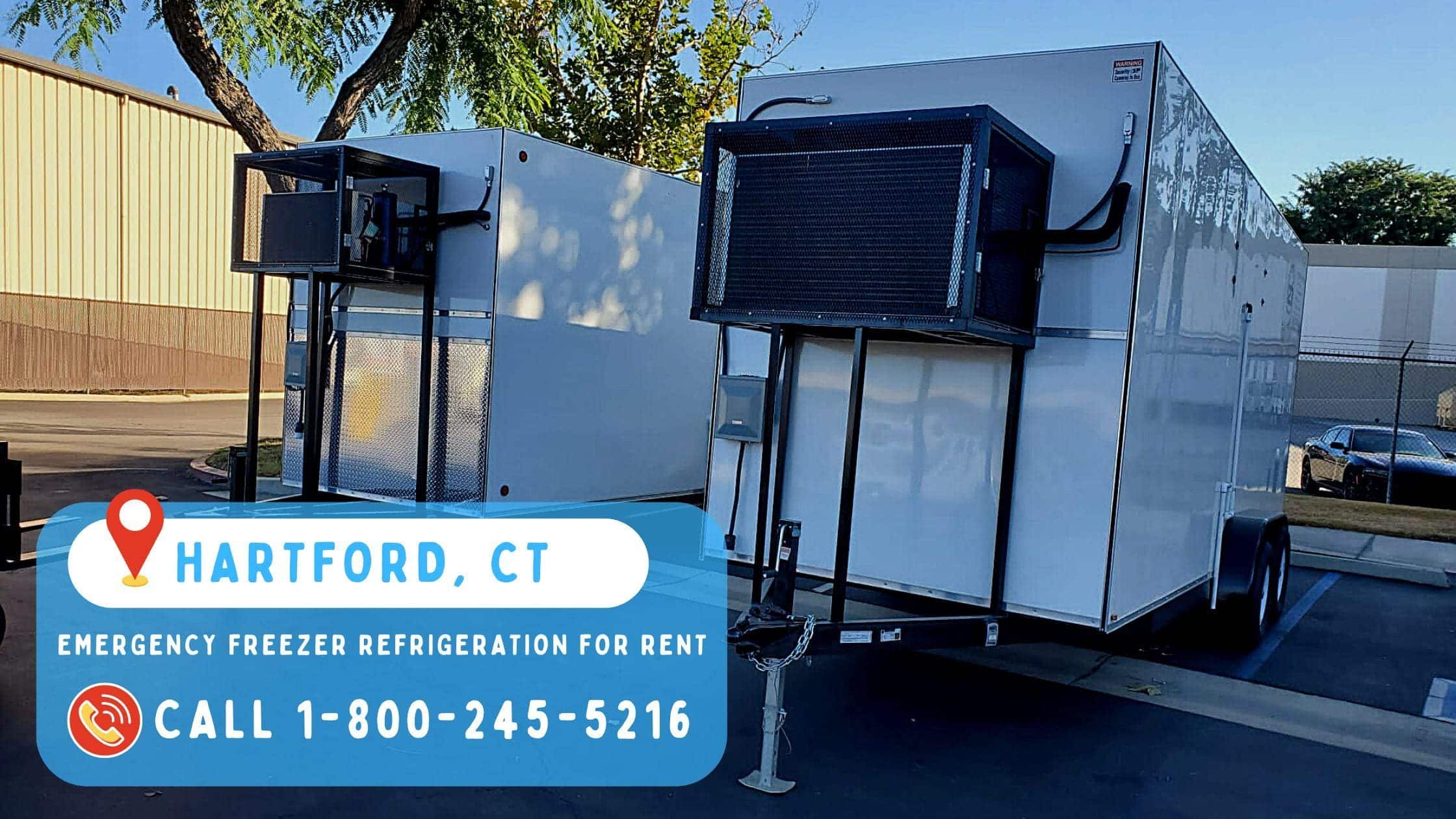 Emergency Freezer Refrigeration for rent in Hartford, CT
